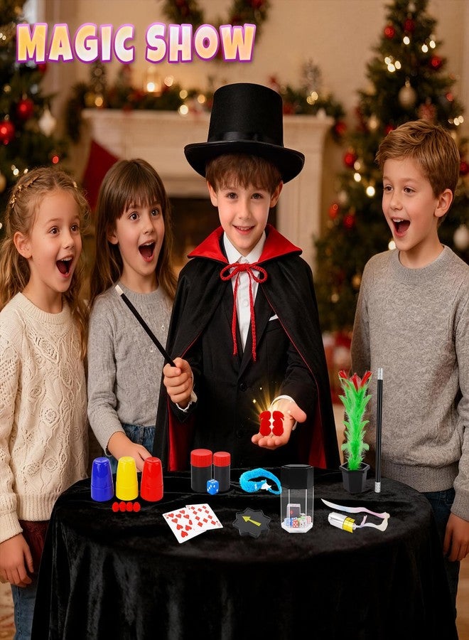 Dogern Valentines Day Magic Kit, New Year Magic Tricks for Kids, Magic Set Includes Magic Wand Magician Costume, Pretend Play Toys with Instruction for Kid Beginners, Birthday Gifts for Boys Girls Age 6-12 - Image 3